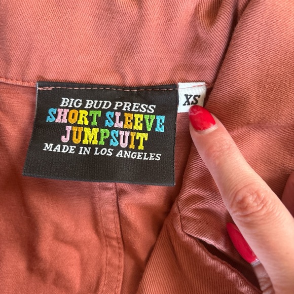Big Bud Press Rust Jumpsuit - Picture 2 of 3